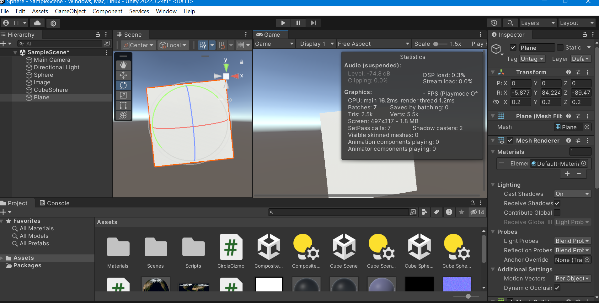 Unity screenshot